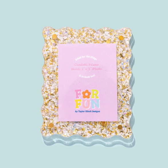 Confetti Magnetic Frame - Pearl Confetti