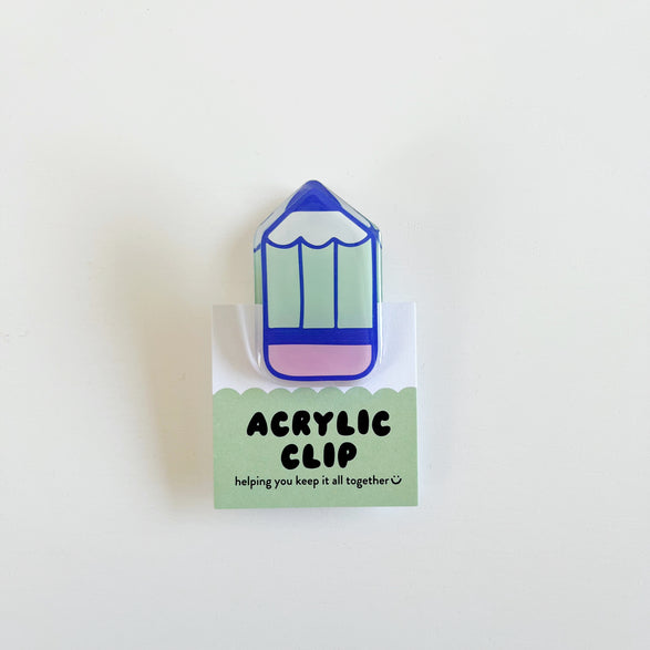 Pencil Acrylic Clip