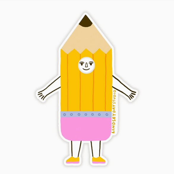 Pencil Friend Sticker