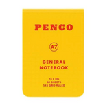 Mini Graph Penco Notebook: Yellow (A7)