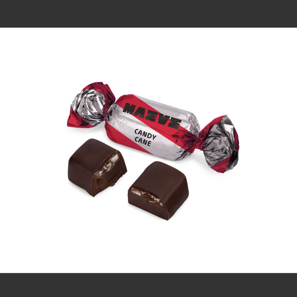 Candy Cane Chocolate Bonbons Box (4oz)