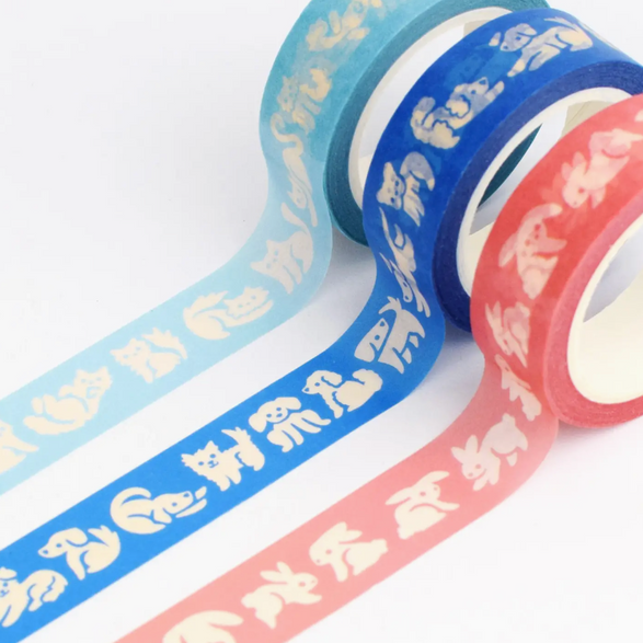 Pet Parade Washi Tape - Set of 3