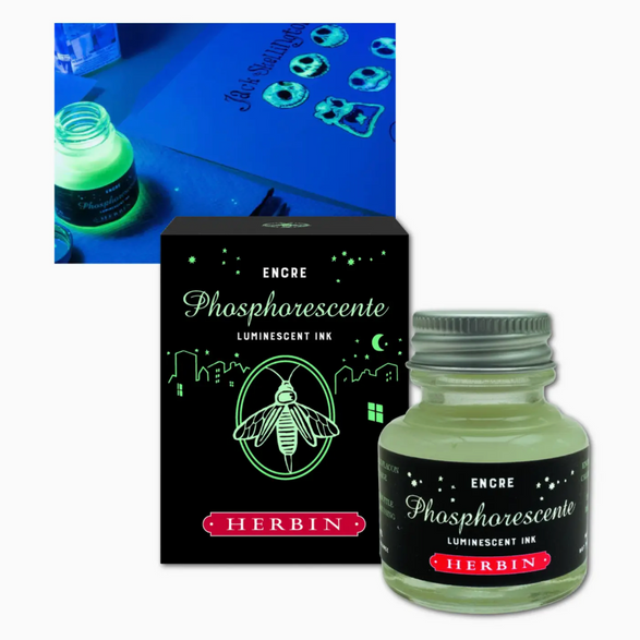 Herbin Fountain Pen Ink (30ml) - Phosphorescent