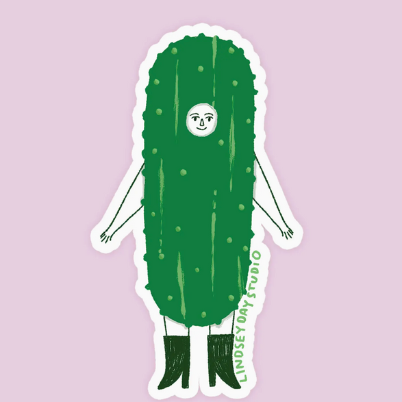 Pickle Girl Sticker