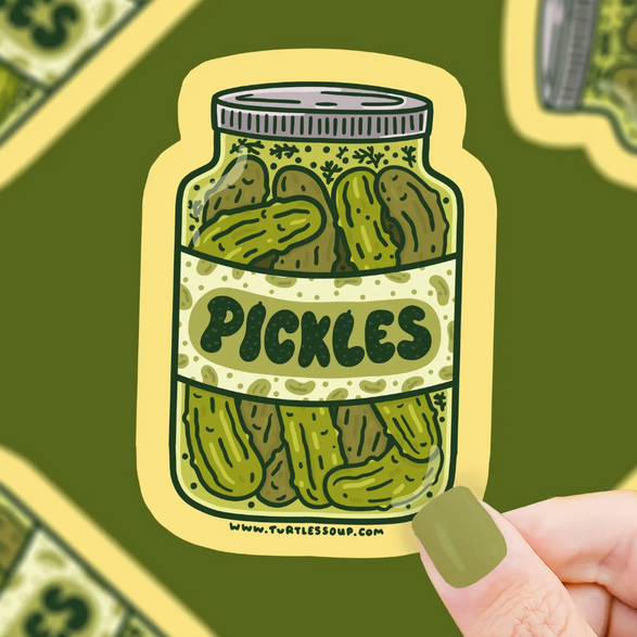 Pickle Jar Sticker