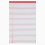 Pink Lined Notepad