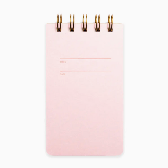 Lined Reporter Notebook: Pink