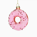 Pink Sprinkle Donut Ornament