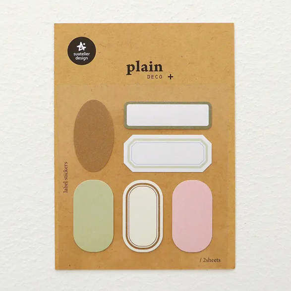 Minimal Vintage Stickers - 2 Sheets