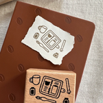 Planner Spread Wooden Stamp