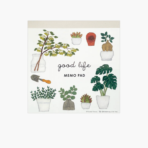 Plant Good Life Block Notepad