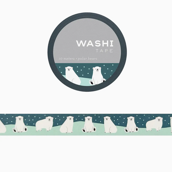 Polar Bear Washi Tape (15mm)
