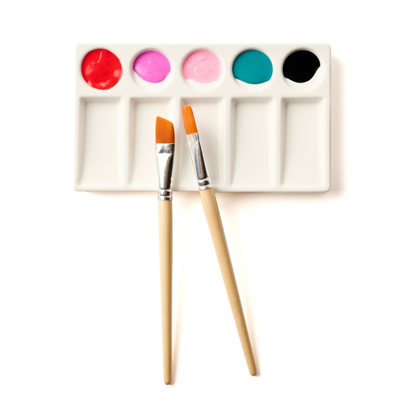 Porcelain Paint Palette: 10 Well