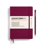 Leuchtturm Graph Notebook: Port Red (A5)