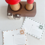 Green Postcard Sticker