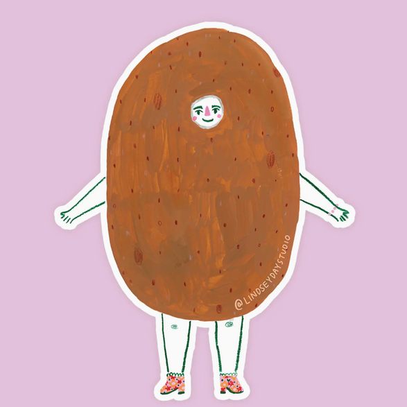 Po the Potato Sticker