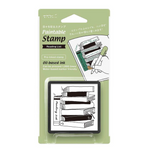 Paintable Stamp - Pre-Inked Reading List