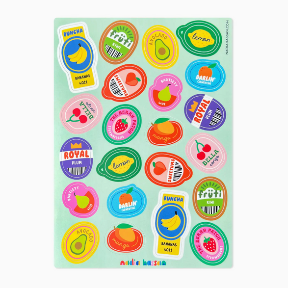 Produce Sticker Sheet