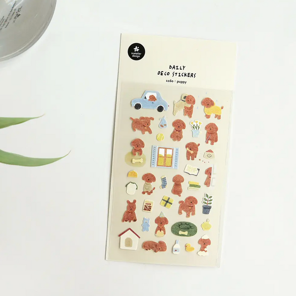 Puppy Sticker Sheet