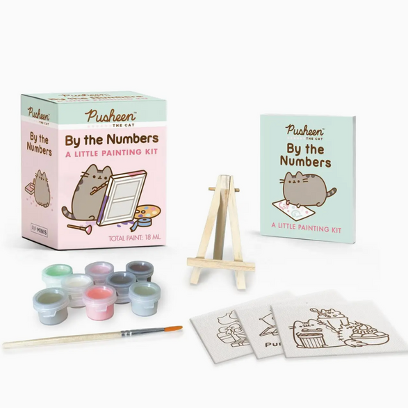 Pusheen By The Numbers: A Little Painting Kit