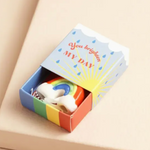 Tiny Rainbow Ceramic Sculpture