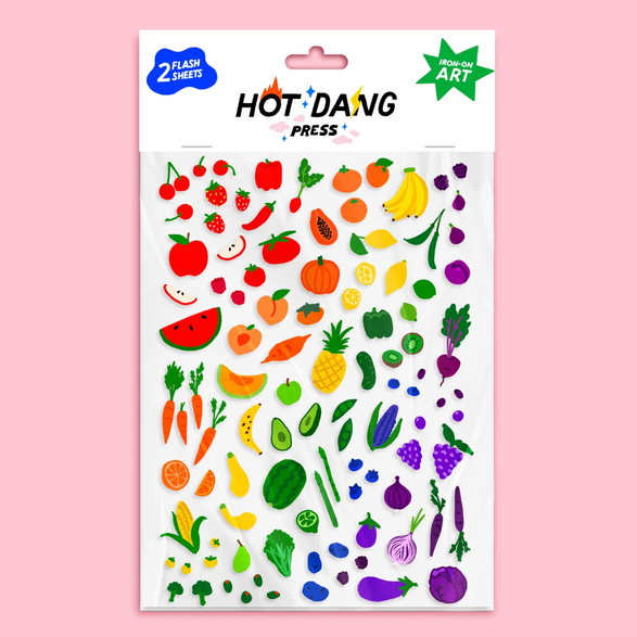 Rainbow Foods Iron-On Art Sheets (2)