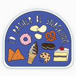 Rather Be Snacking Sticker