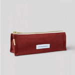 Red Cotton Canvas Pen Pouch