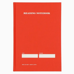 Red Reading Notebook