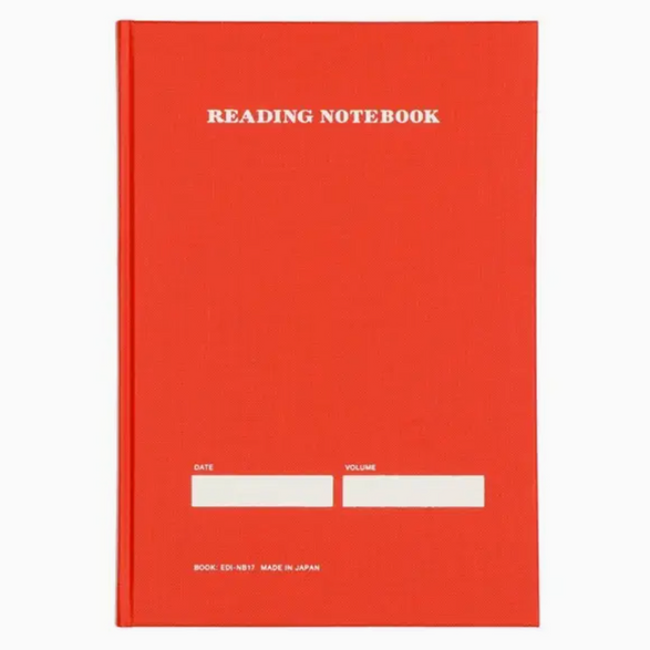 Red Reading Notebook