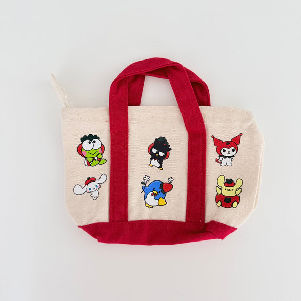Red Mini Trinket Tote Bag B