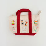 Red Mini Trinket Tote Bag D