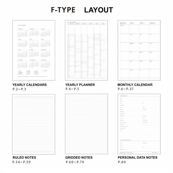 2025 Hightide Monthly Planner: Yellow Floral (A5)