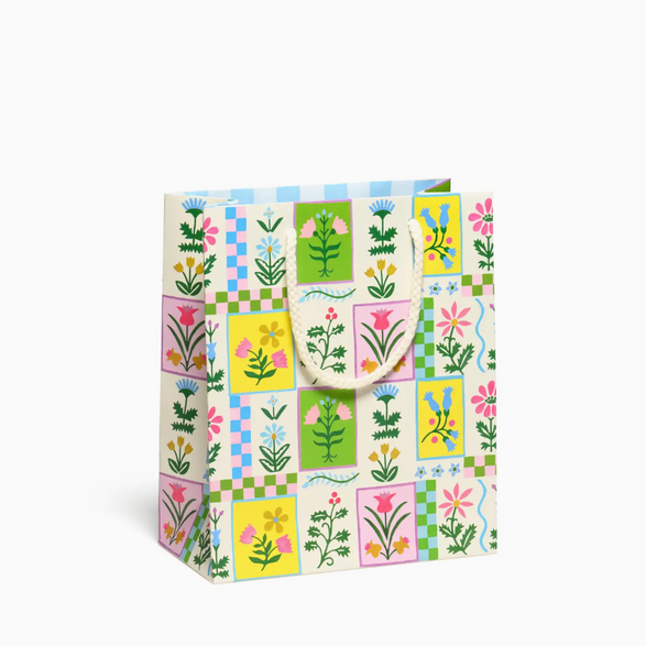 Retro Flower Gift Bag