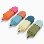 Mini Retro Highlighters - Set of 4