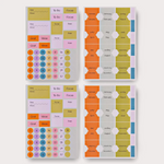 Retro Planner Sticker Set