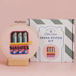 Cross Stitch Kit: Sardines
