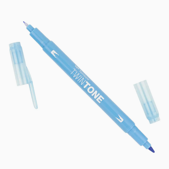 Twin Tone Dual Tip Marker Pen - 28 color options