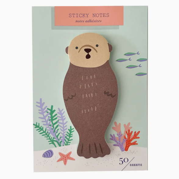 Sea Otter Sticky Notes