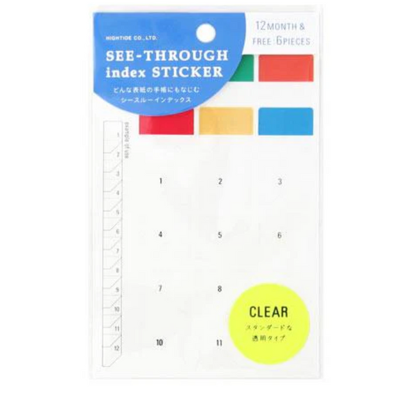 See-Through Index Sticker Set