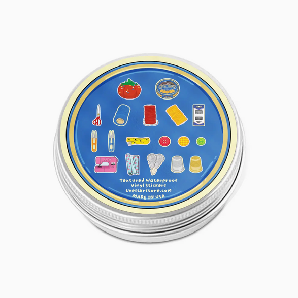 Sewing Kit Tin Sticker Pack