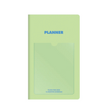 2025 Hightide Slim Monthly Planner: Light Green (B6)