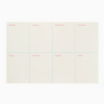 Minimal Weekly Notepad