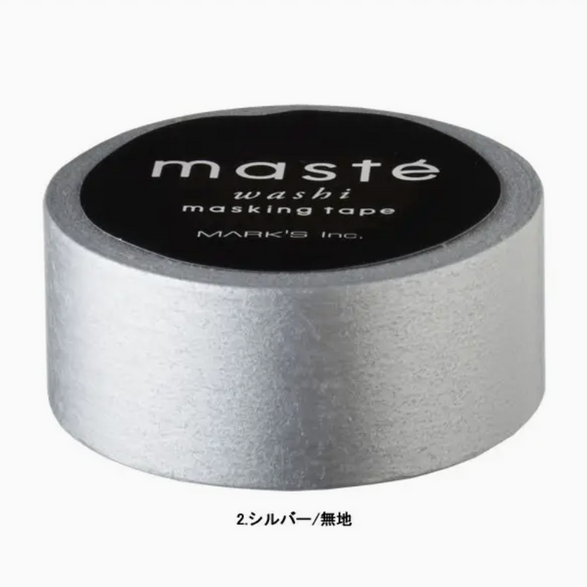 Silver Maste Washi Tape (15mm)