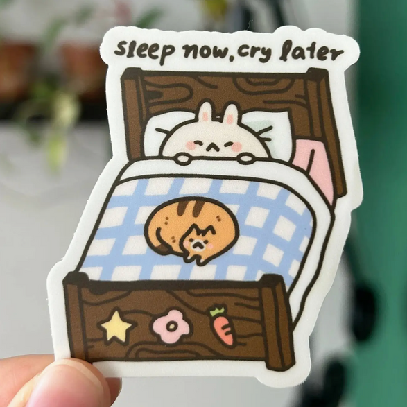 Sleep Now Sticker