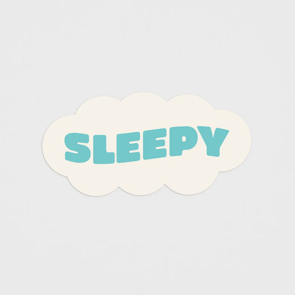 Sleepy Cloud Sticker