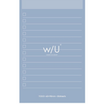 Slim Sticky Notepad: Blue