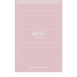 Slim Sticky Notepad: Pink
