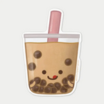 Smiling Boba Sticker