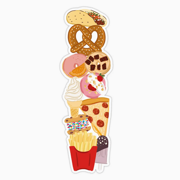 Snacks Bookmark